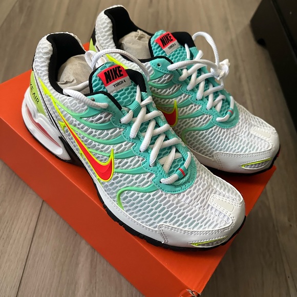 Nike Women’s Sneakers - White, Red, and Yellow - Picture 4 of 6